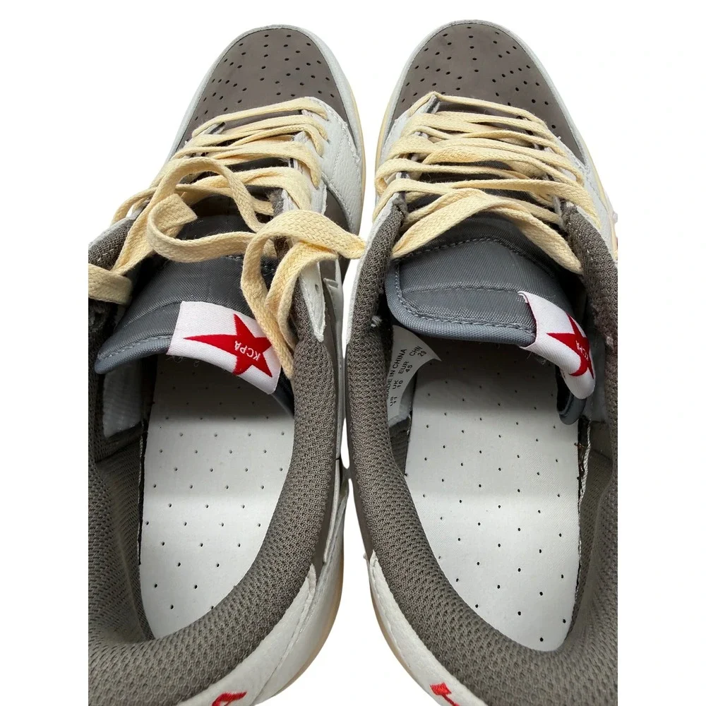KCPA Star Low Sneakers Mens 11 Brown Cream Excellent Streetwear Skate Shoes